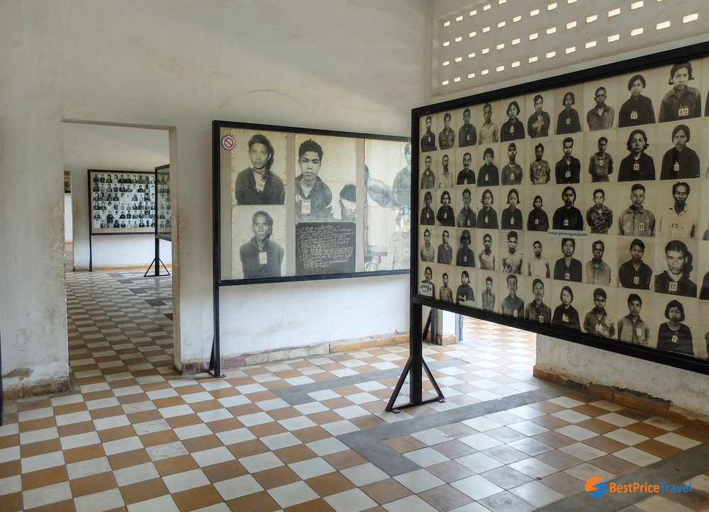Tuol Sleng prison of the Khmer Rouge