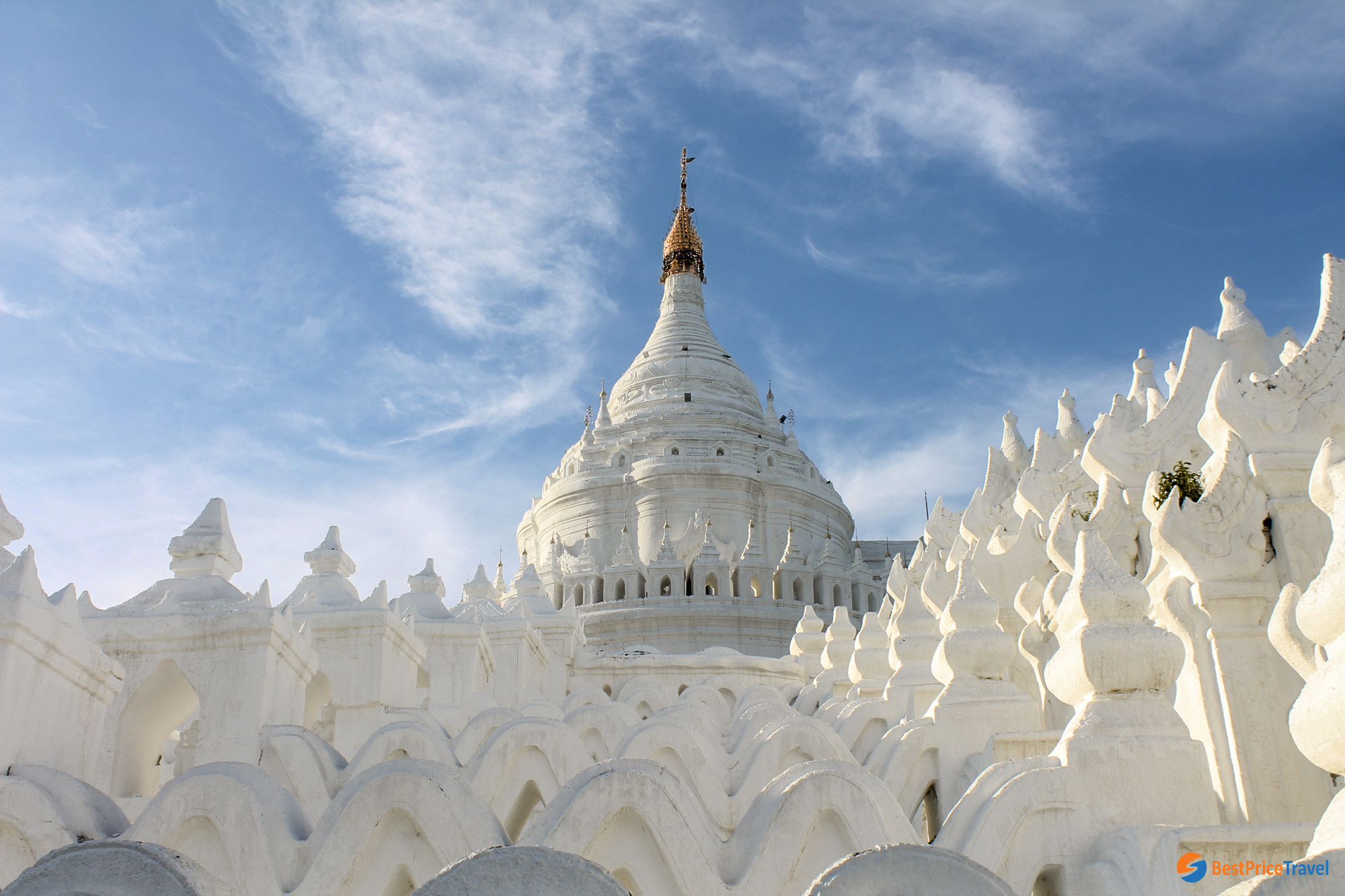 The architecture of&nbsp;Hsinbyume Pagoda