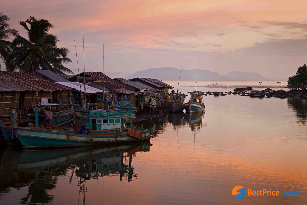 Fishing village in Kampot