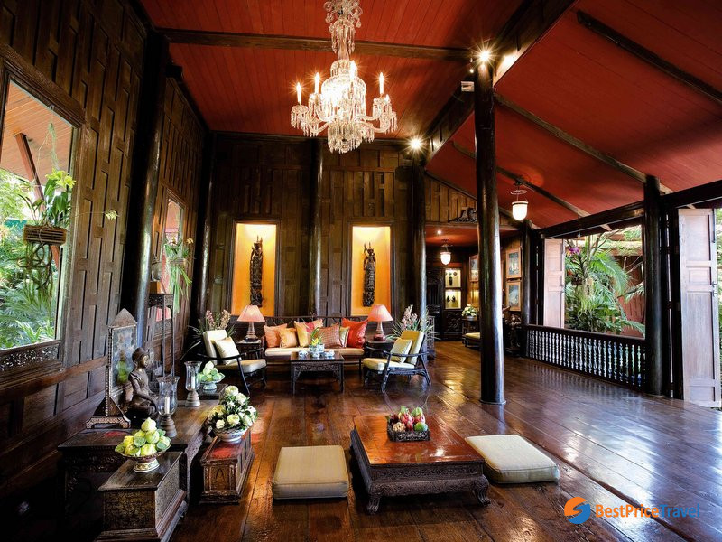 Living room of Jim Thompson House