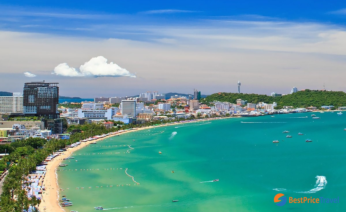Jomtien Beach overview