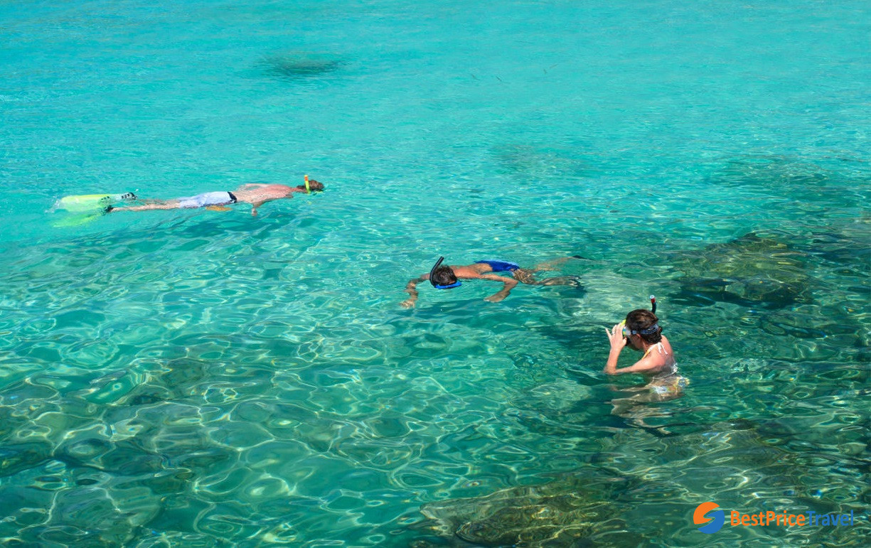 Snorkeling in Kata Noi Beach