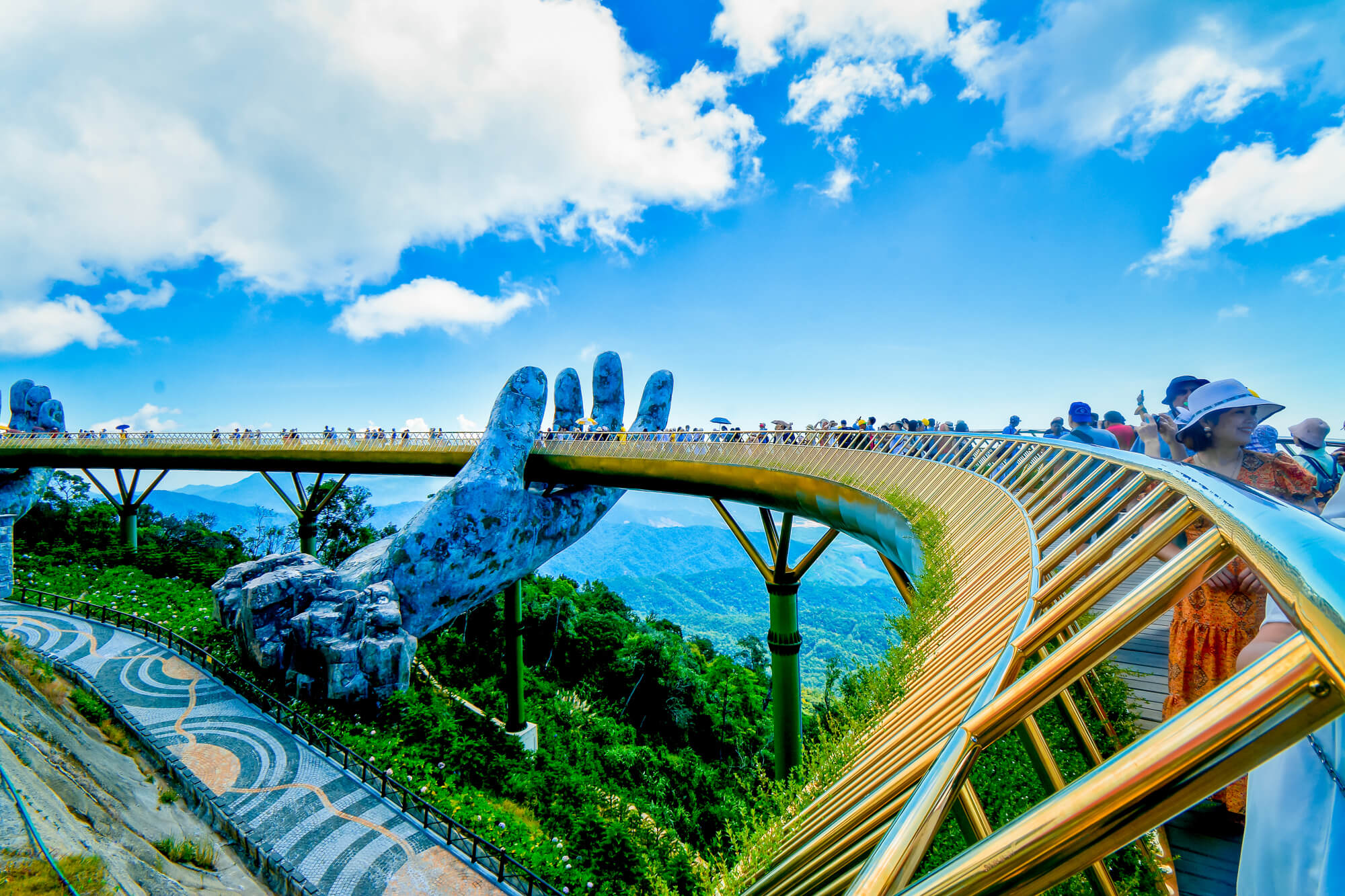 Golden Bridge in Ba Na Hills