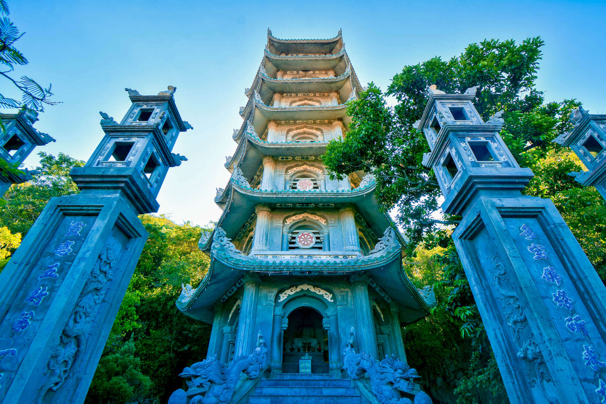 Temple in Marble Mountain