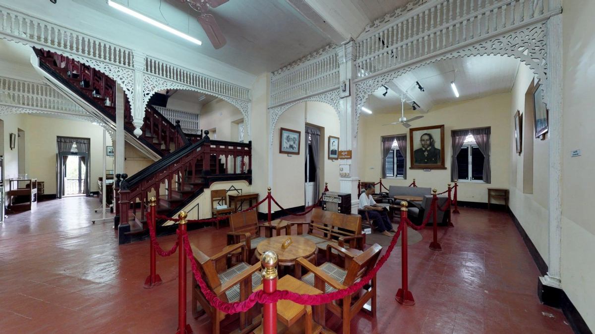 Inside Bogyoke Aung San Museum