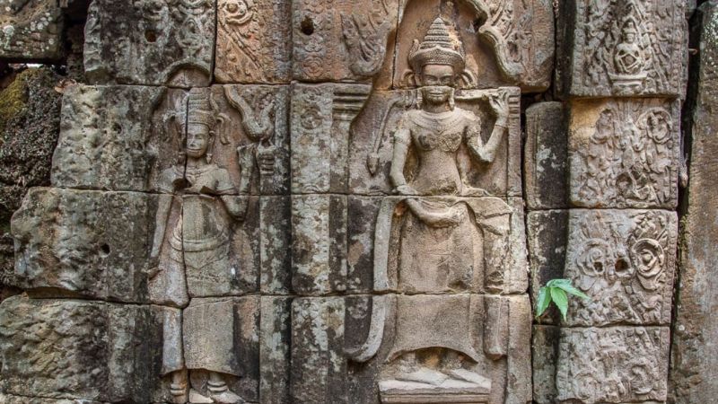 Carvings At Kampong Svay