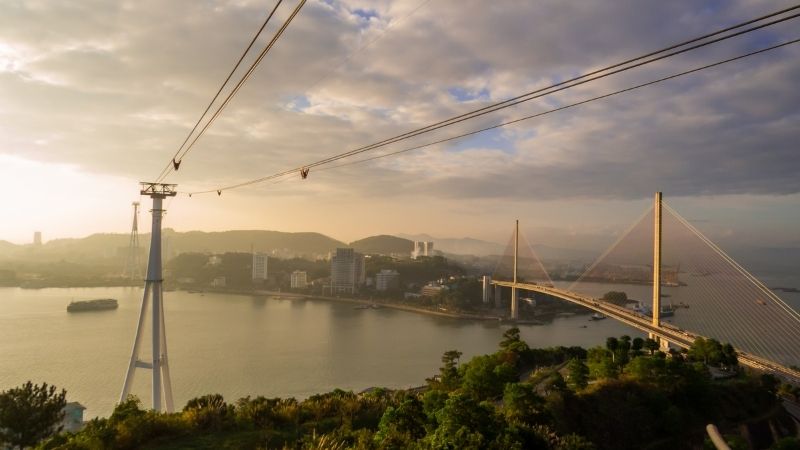 Amazing view from queen cable cab