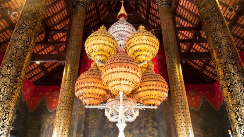 Interior Art Royal Palace Museum Luang Prabang