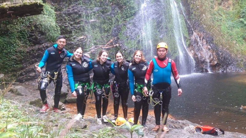 Amazing activities in Love waterfall