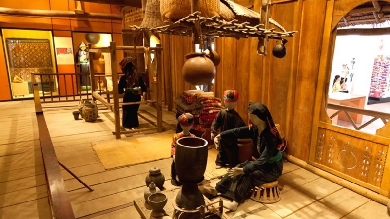 Display inside sapa culture museum