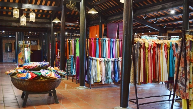 Buy souvenirs at Silk Village shop
