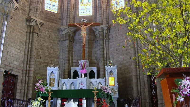 Inside Nha Trang Cathedral
