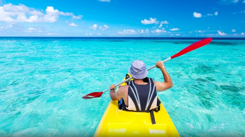 Kayaking in Ong Lang Beach