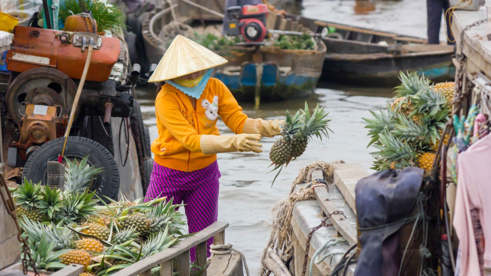 Cai Rang floating market