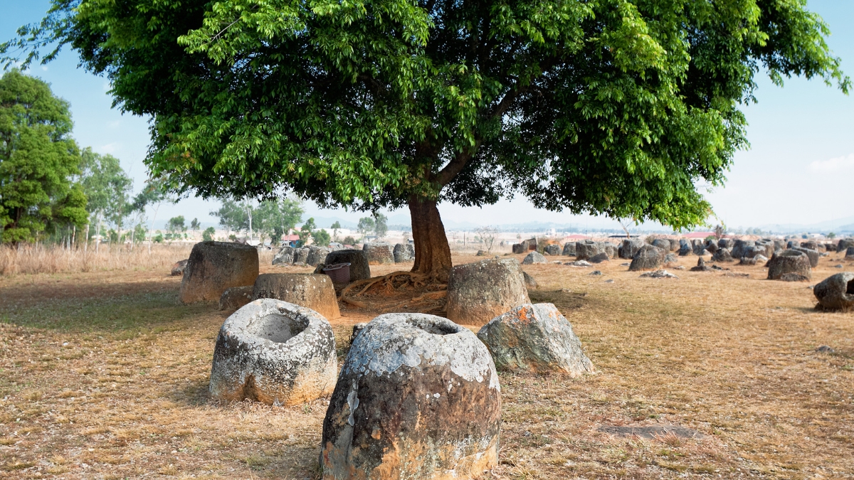 Rough Mountains Make Up A Large Portion Of Xiangkhouang