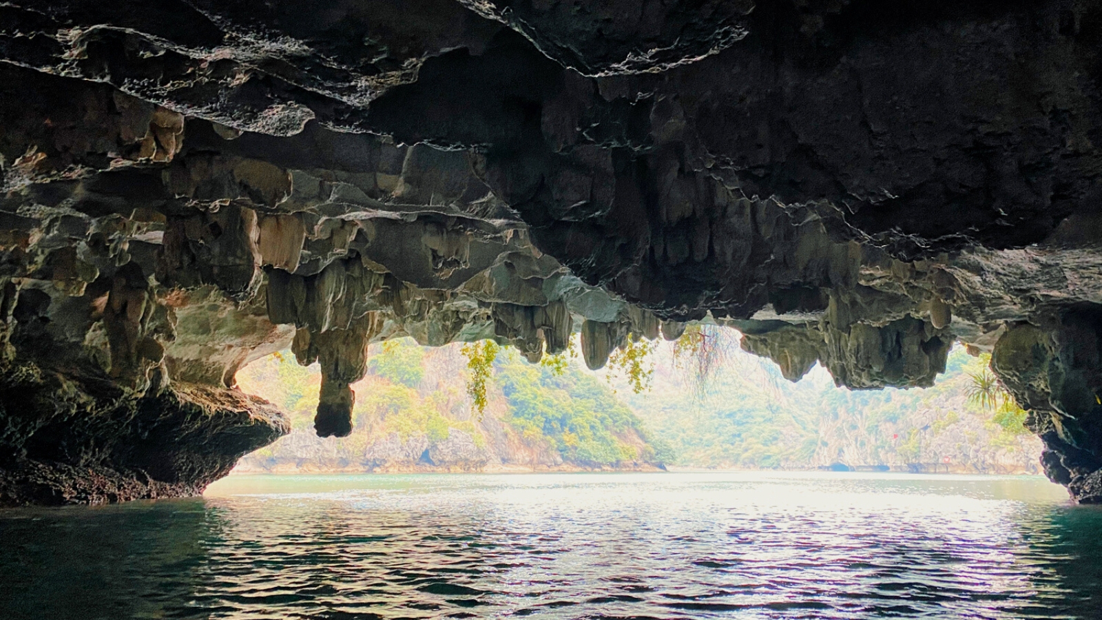 Hop on a kayak or bamboo boat is the best way to explore the tiny cave.