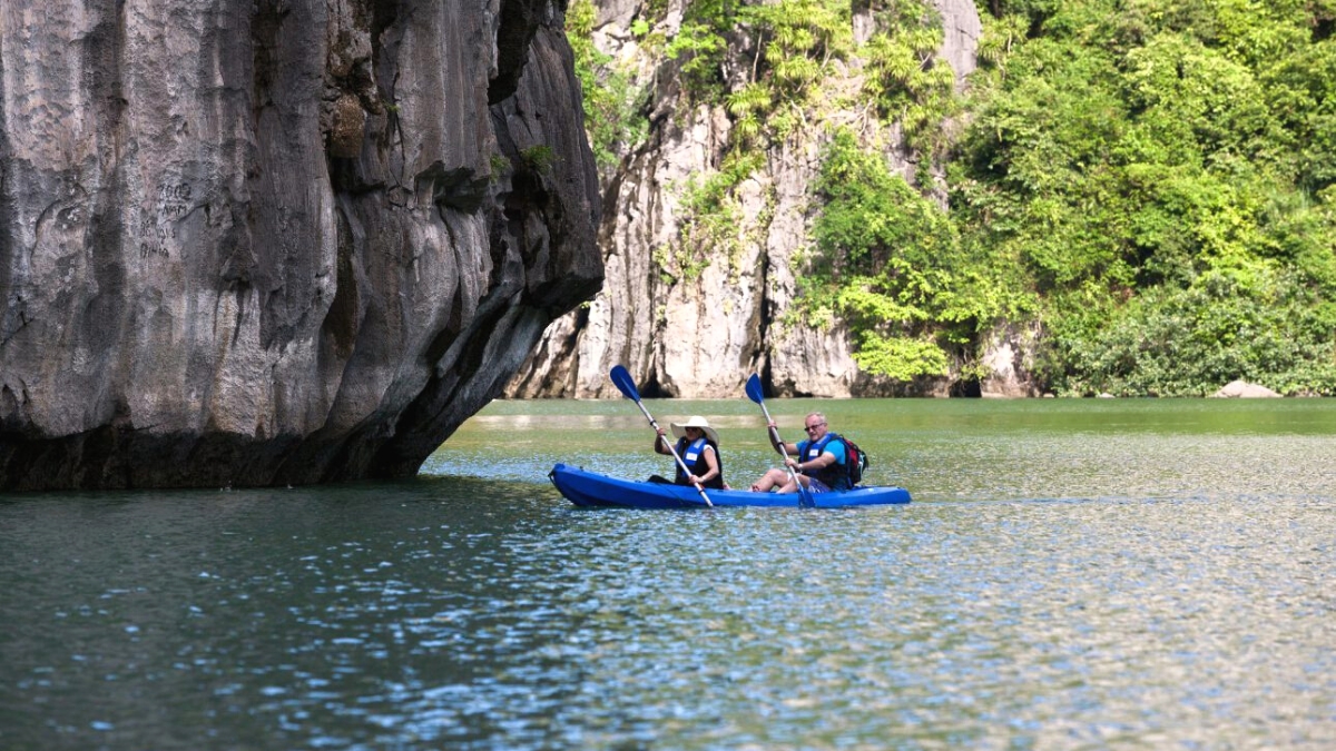 Kayaking - popular activity in the area