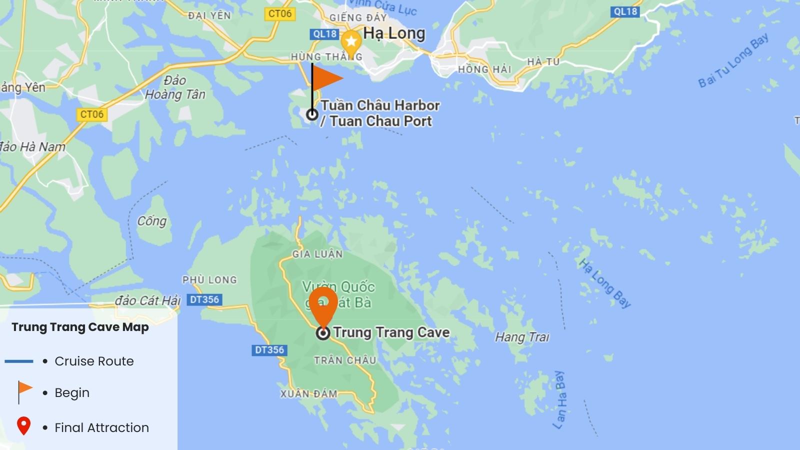 Trung Trang Cave Location