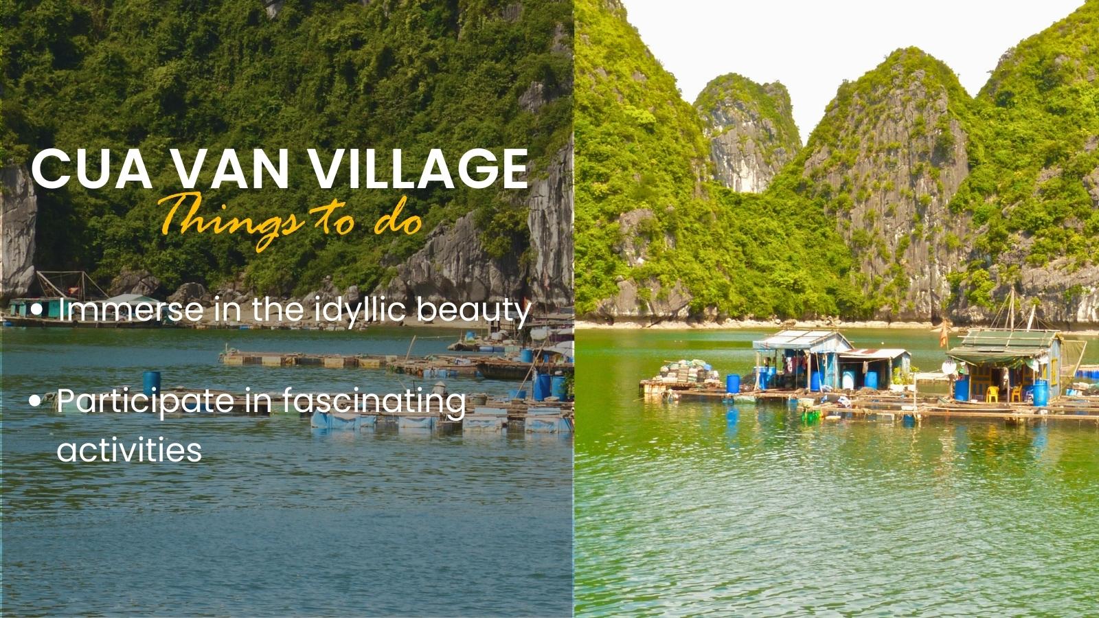 Things to do at Cua Van Floating Village