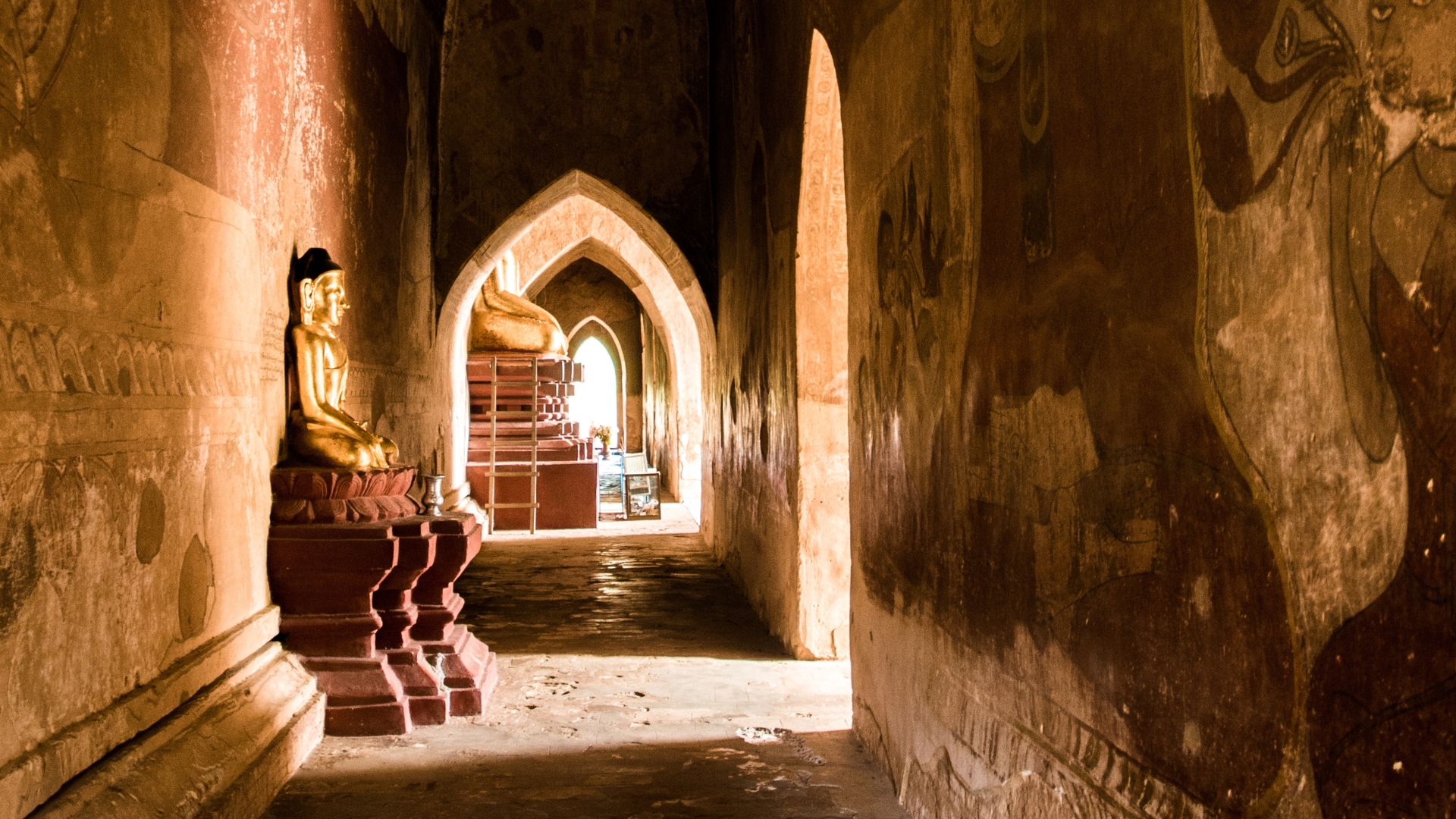 Passageways Are Adorned With Ornate Stone Carvings