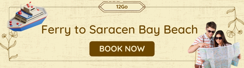 Ferry To Saracen Bay Beach