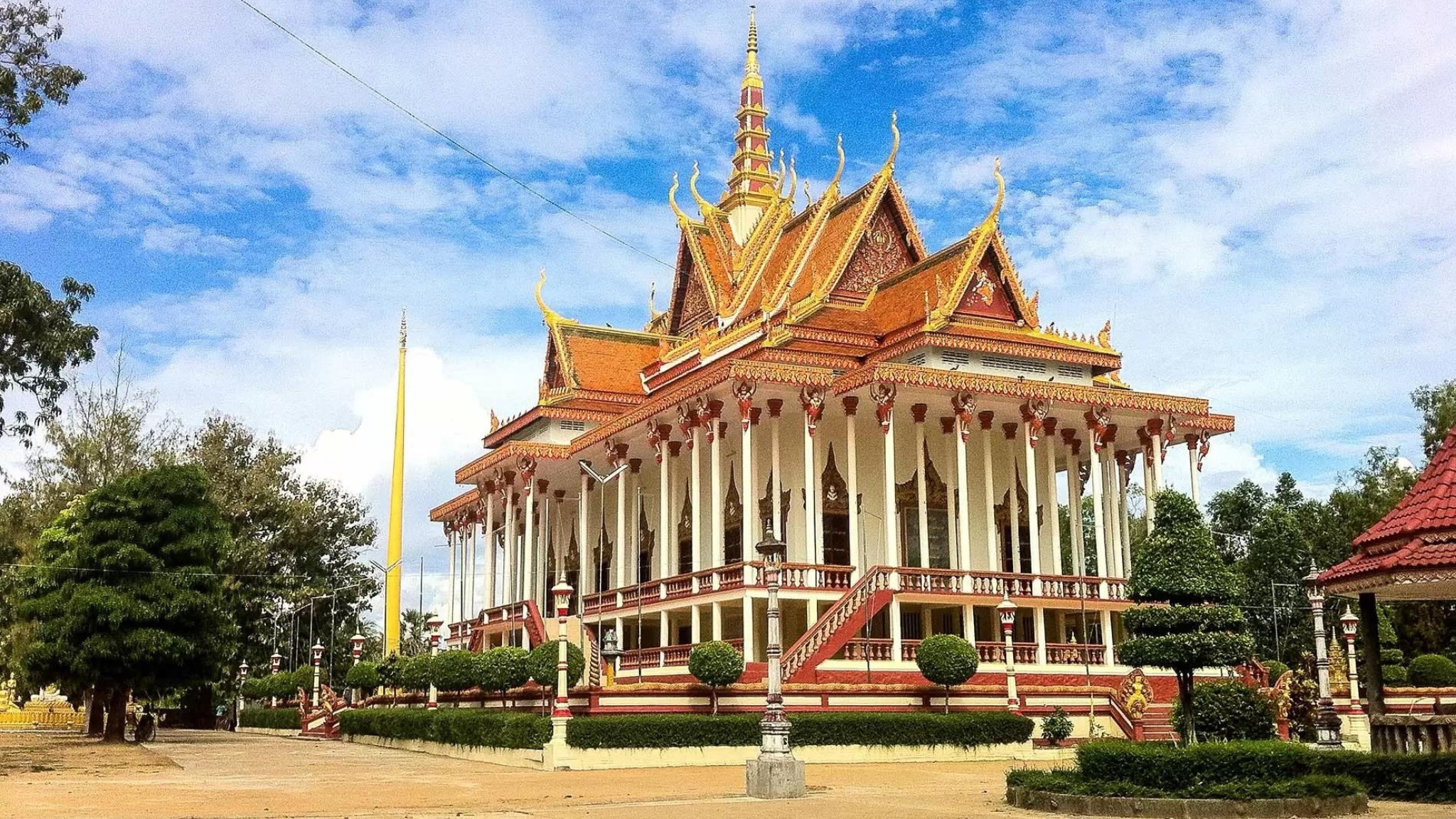 Admire The Unique Architecture Of The Temple