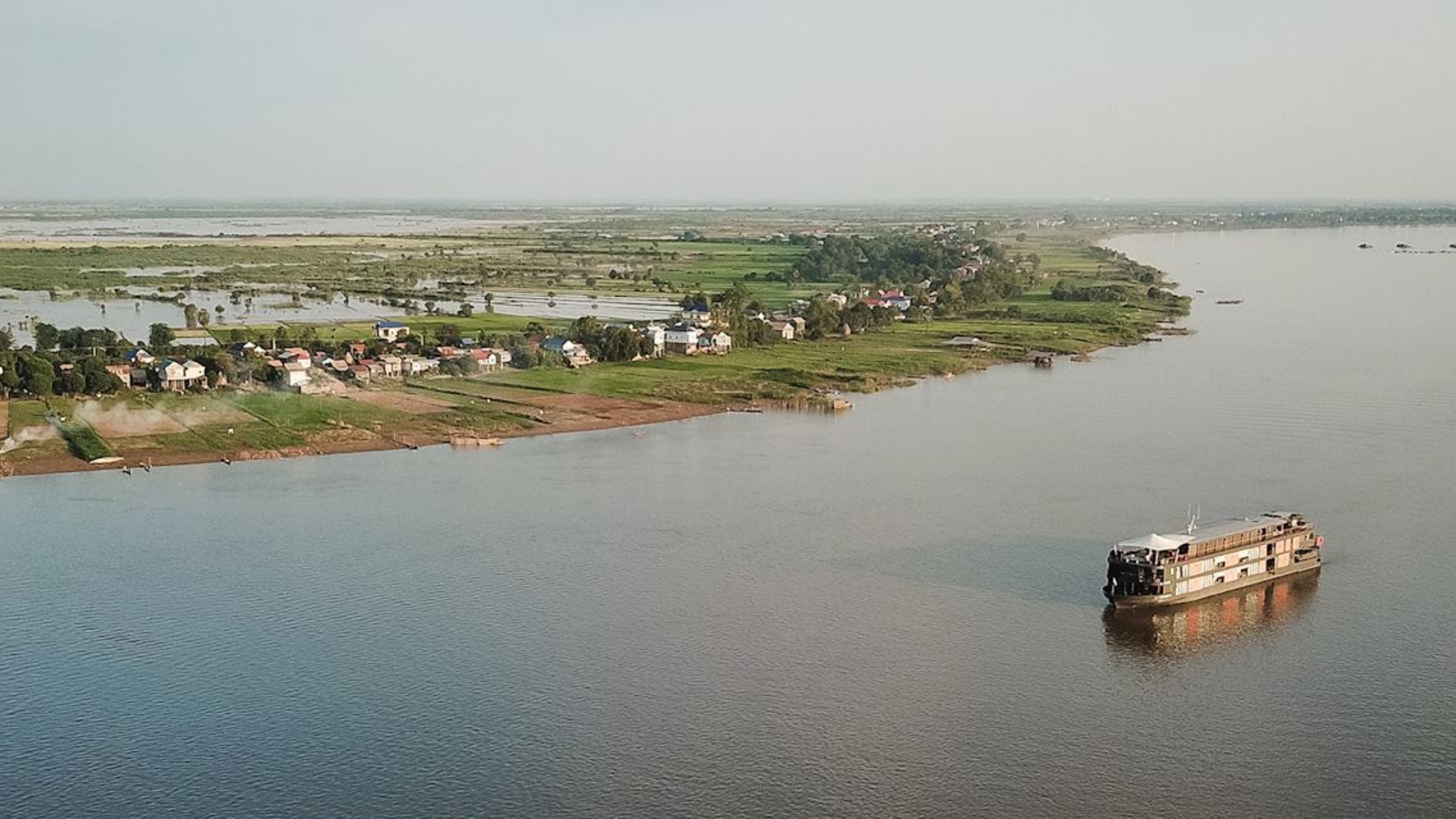 Breathtaking View Of The Mekong River