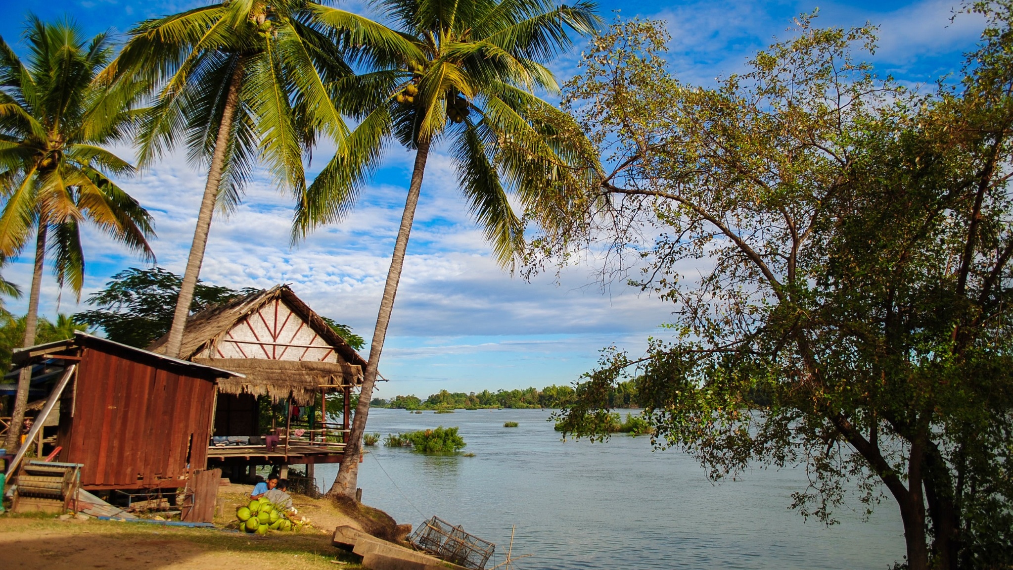 A Peaceful Corner In Si Phan Don