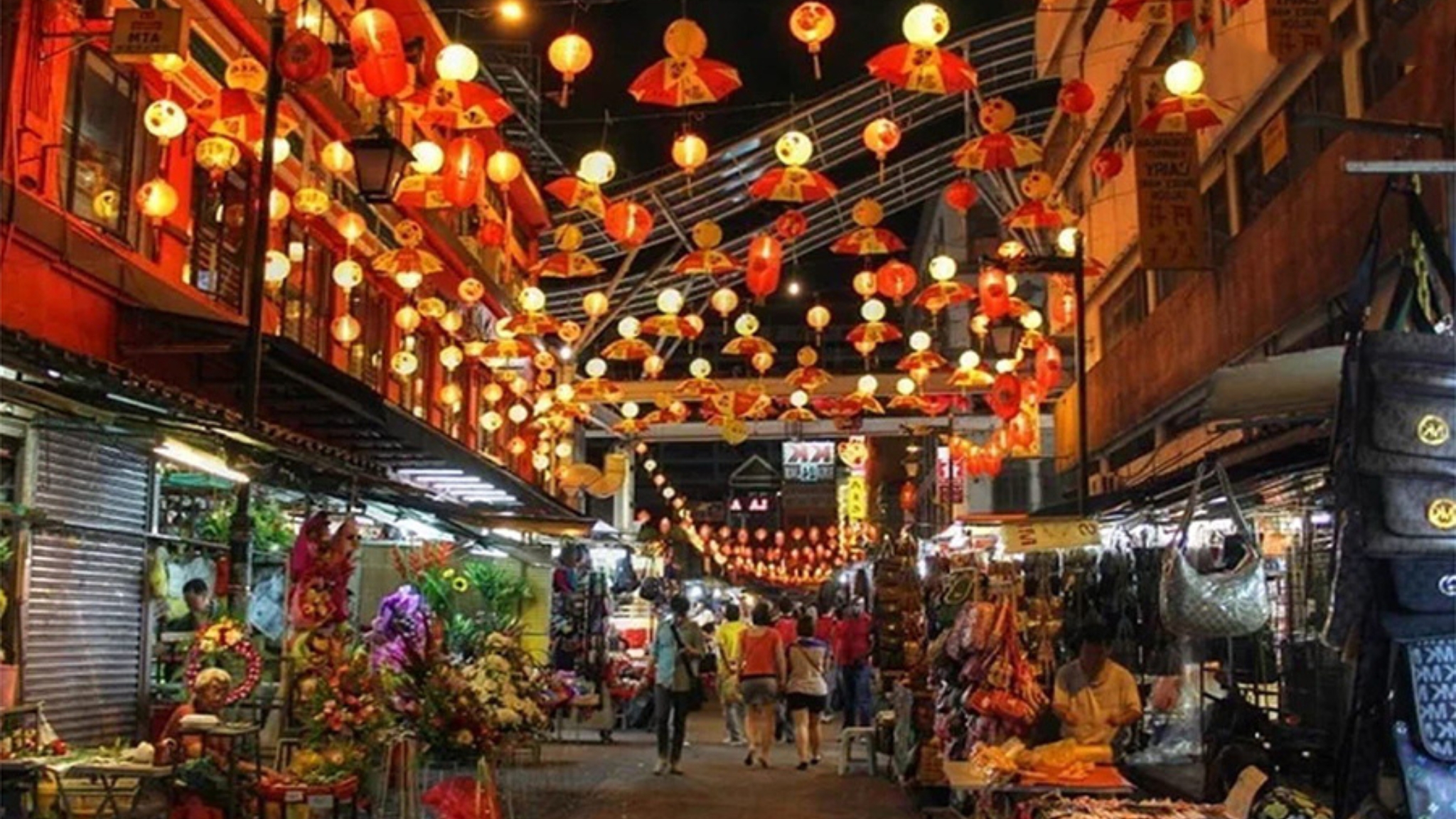 Colorful And Vibrating Scene At Night