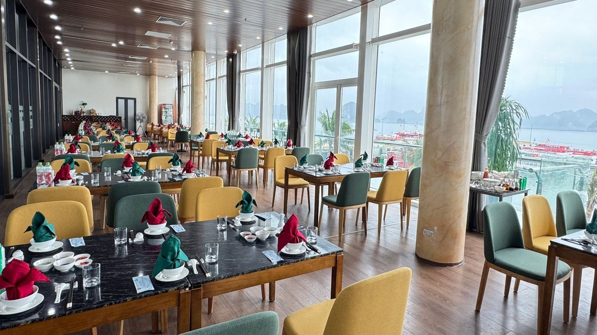 Restaurant Area at the Port