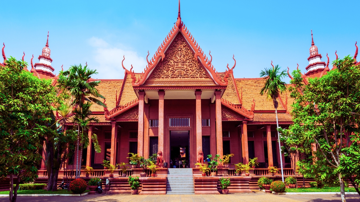 Unique Structures Of Cambodia National Museum