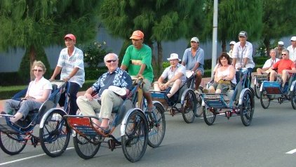 Take a cyclo tour in Hue