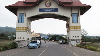 Land border between Laos and Thailand, Vietnam and Cambodia