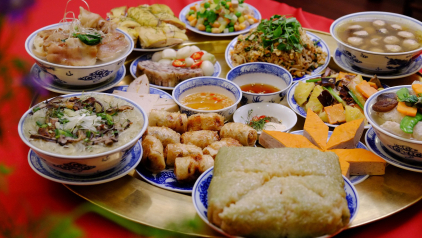 Vietnam Tradional Food for Tet Holiday (Lunar New Year)