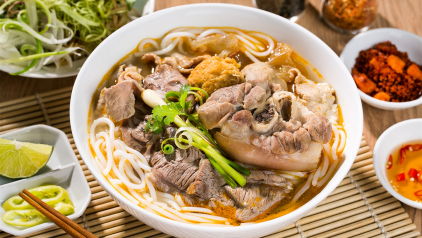 Bun Bo Hue (Hue style Beef Noodle)