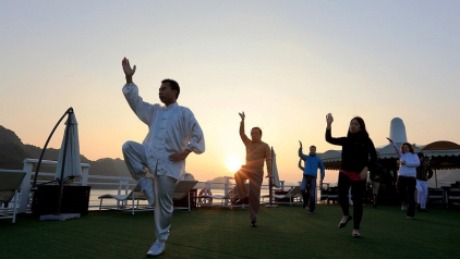 Tai Chi in Halong Bay: Best Way to Refresh Your Mind & Body