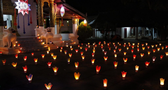 Awk Phansa Day - The Festival of Lights in Laos