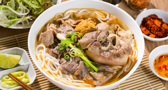 Bun Bo Hue (Hue style Beef Noodle)