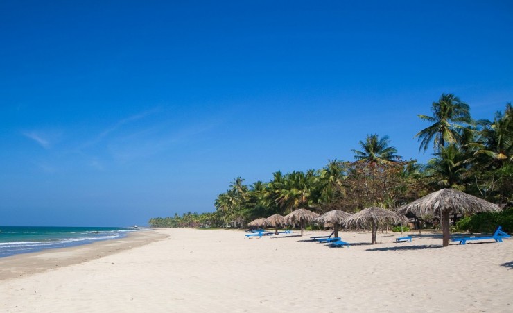 Beach break in Ngwe Saung Beach Myanmar
