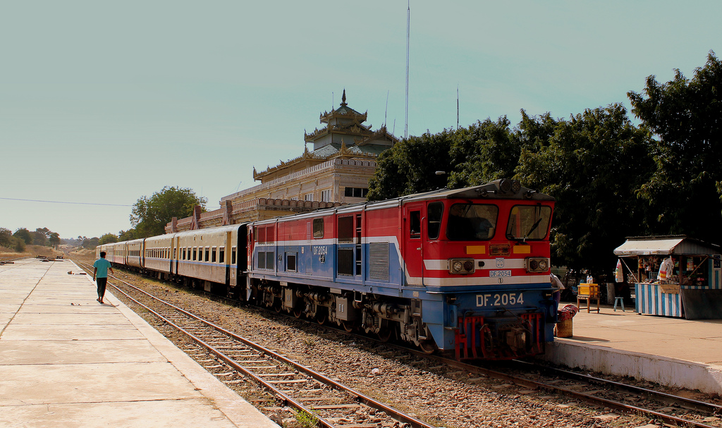 getting to Bagan by train