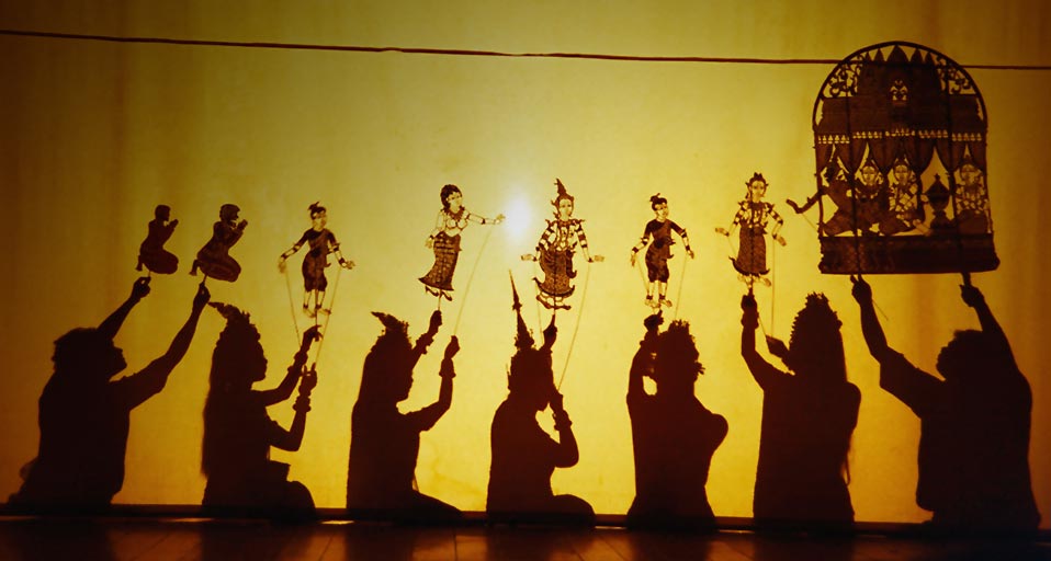 Shadow pupet show in Phnom Penh