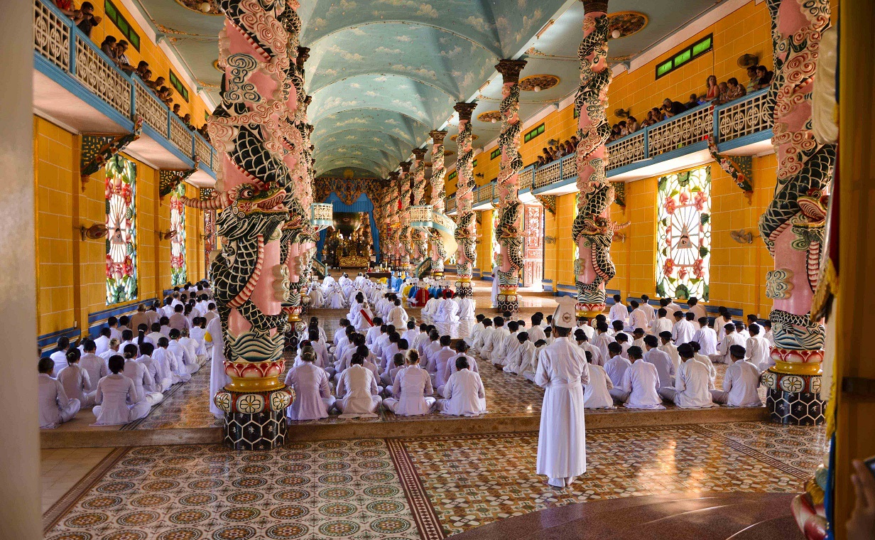 At the Cao Dai Temple
