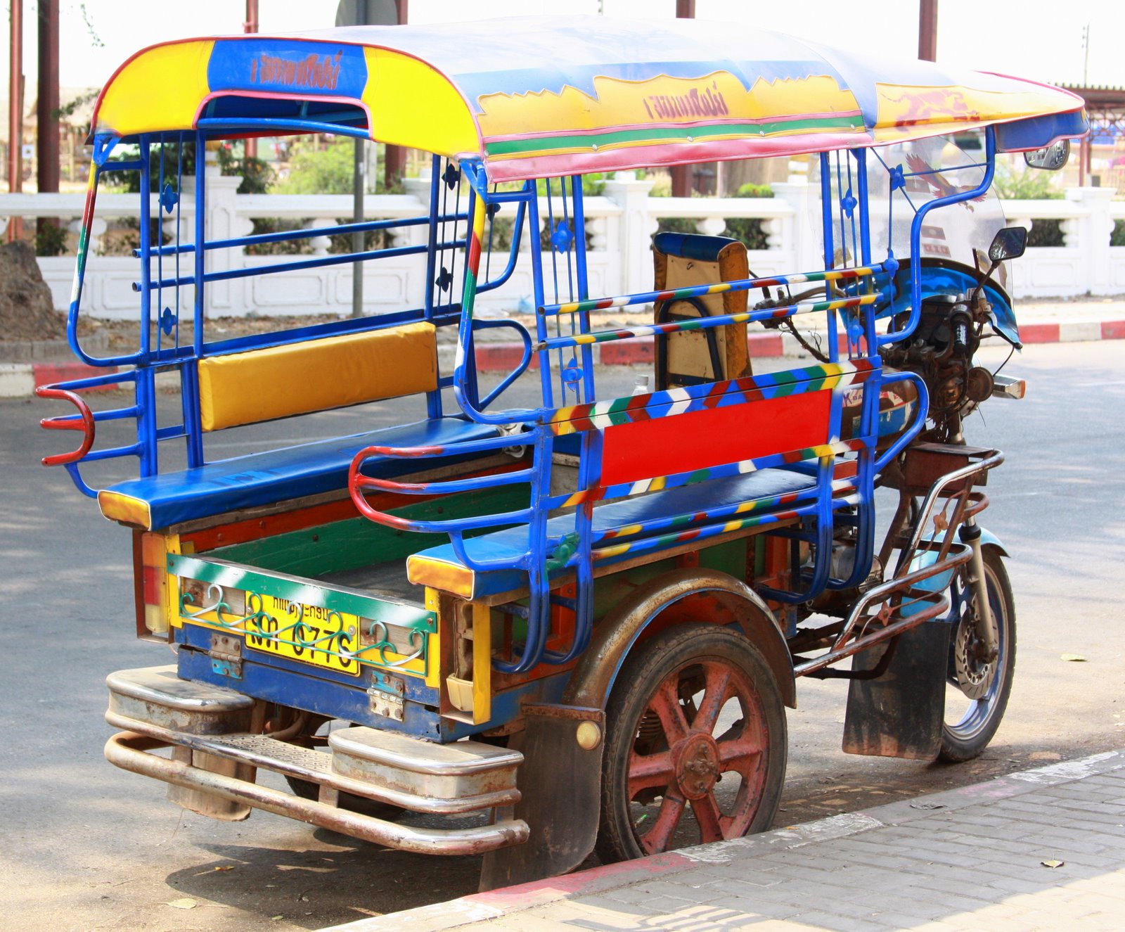 A Tuk tuk in Vientiane