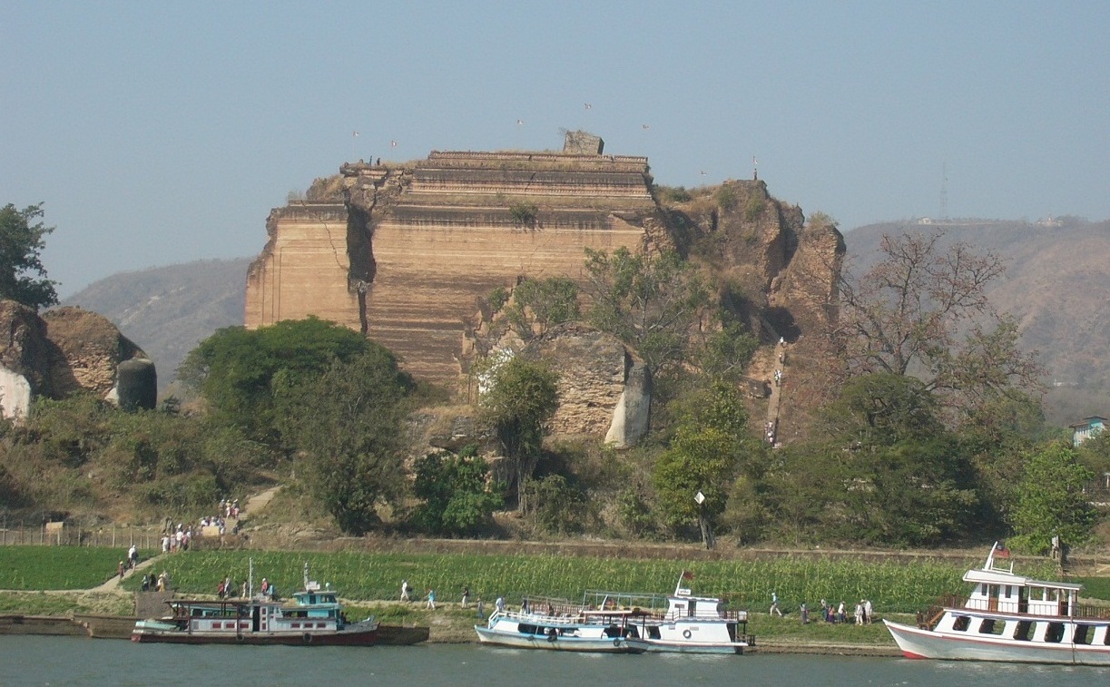 Take a ferry to Mingun