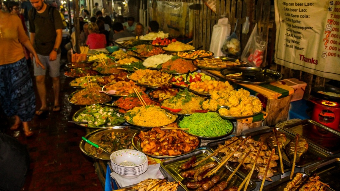 Yummy Street food in Luang Prabang