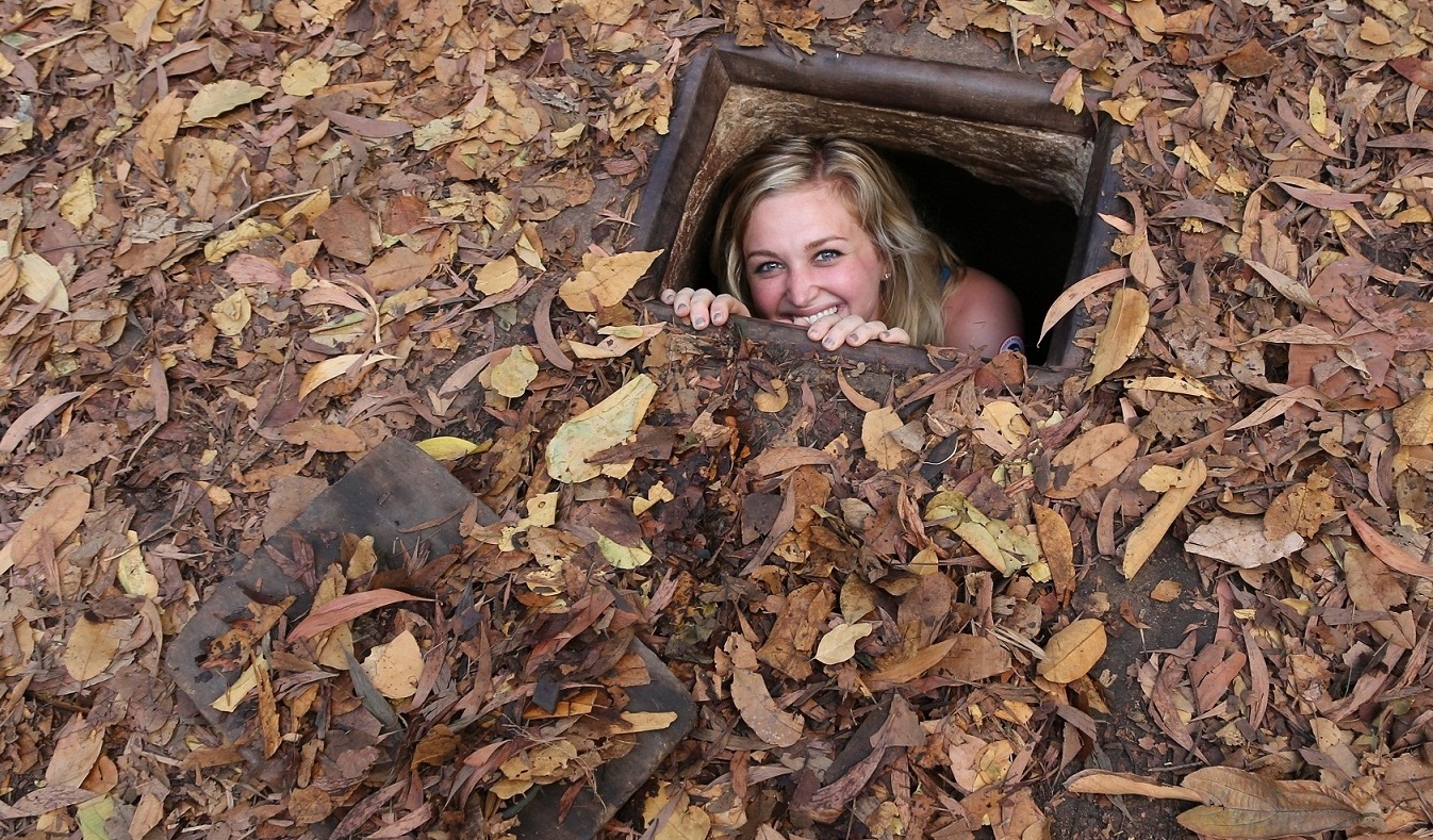 Explore the underground Cu Chi Tunnels