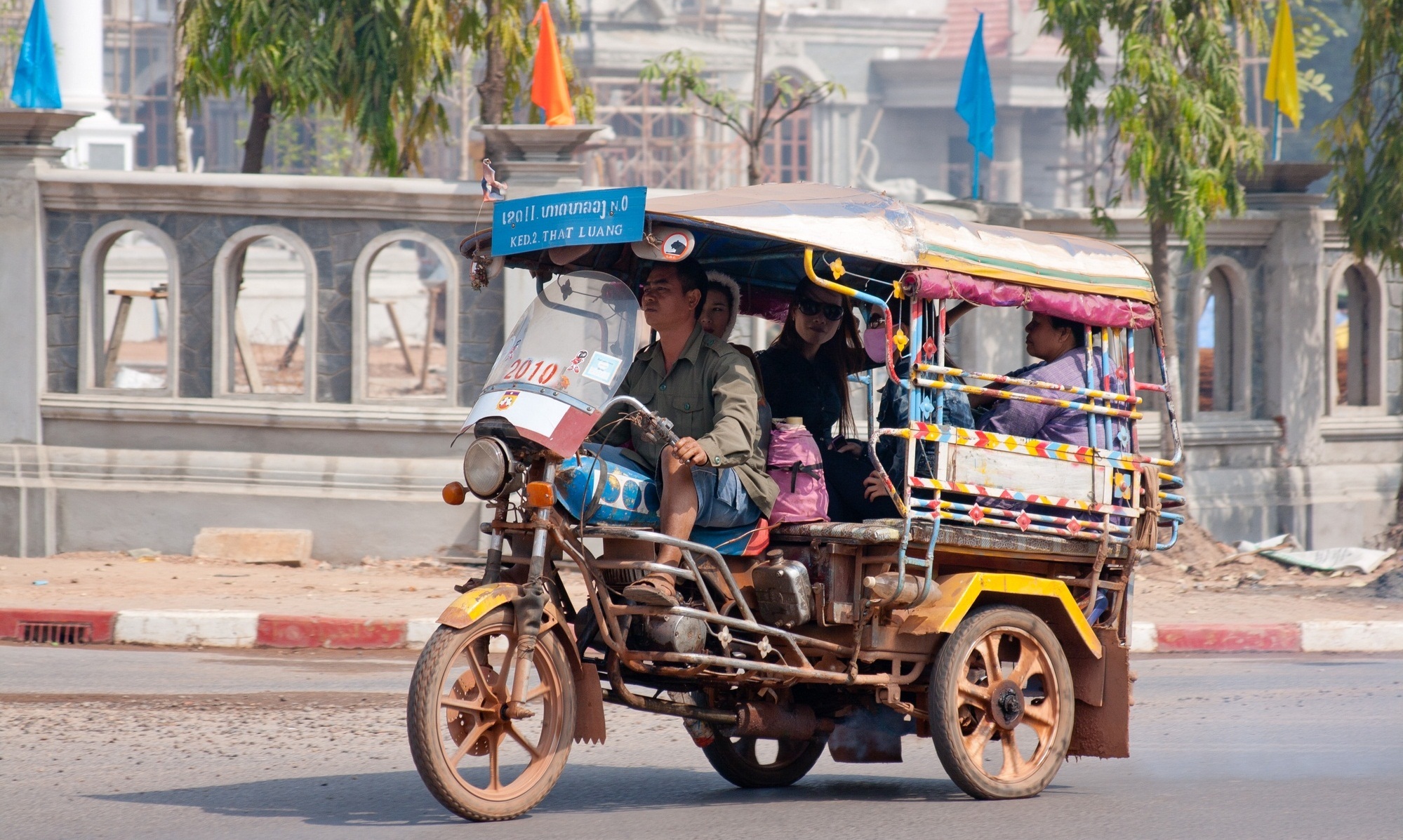 Tuk-tuk in Vientiane