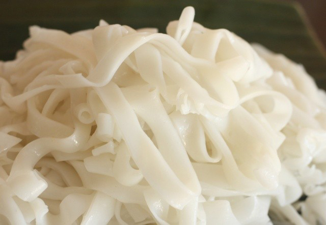 Cut into long thin pieces