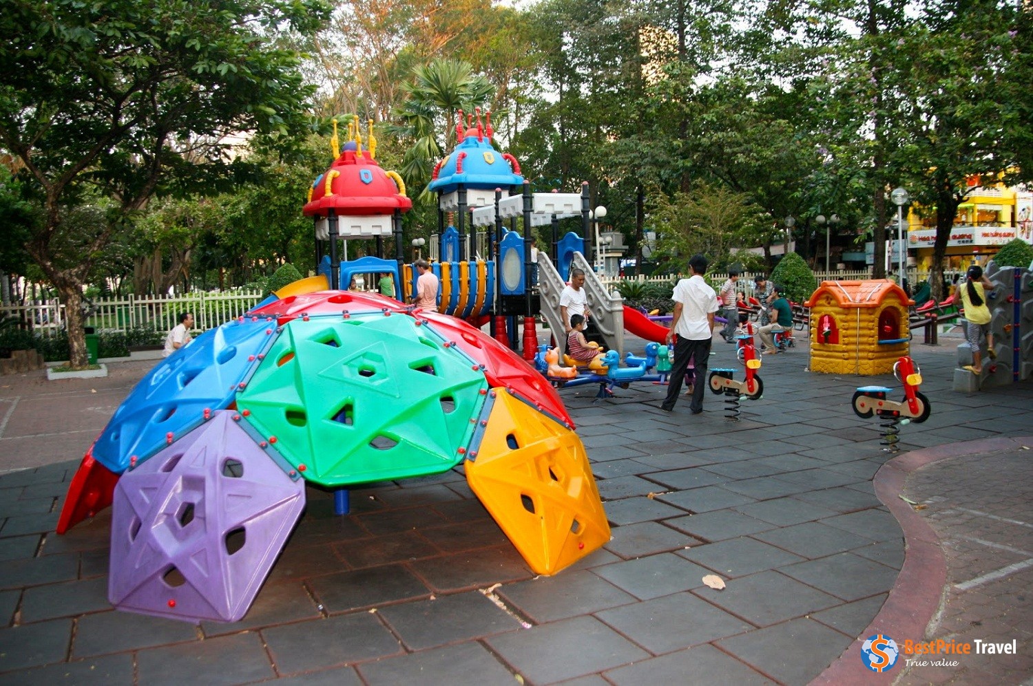 Public playground in Saigon