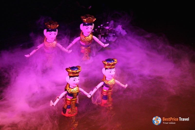 Water puppetry has been practiced in Vietnam for hundreds of years.